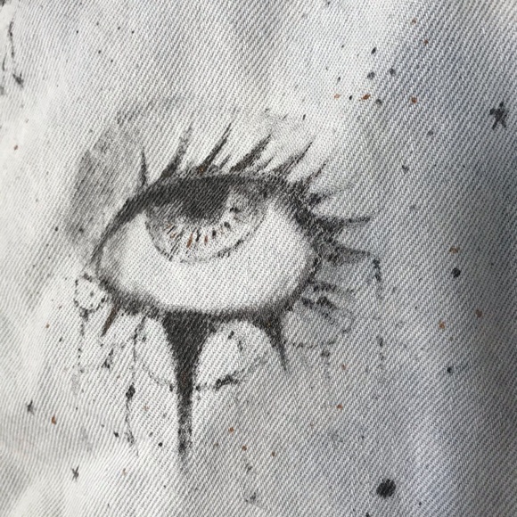 Custom Artisan Jean Vest - Picture 5 of 5